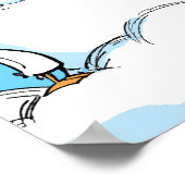 Poster Duck and Cloud Selfie Cartoon (Hoek)