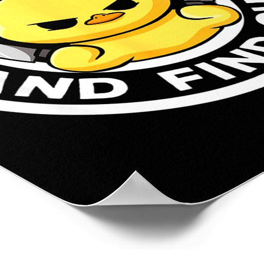 Poster Duck Around And Find Out I Love Duck Lover Funny R (Coin)