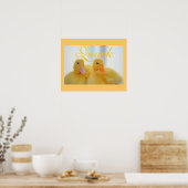 Poster Duck Bird Animal Cute Chick Quack (Cuisine)