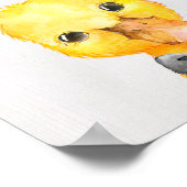 Poster Duck Bowtie Farm Nursery Art Imprimer (Coin)