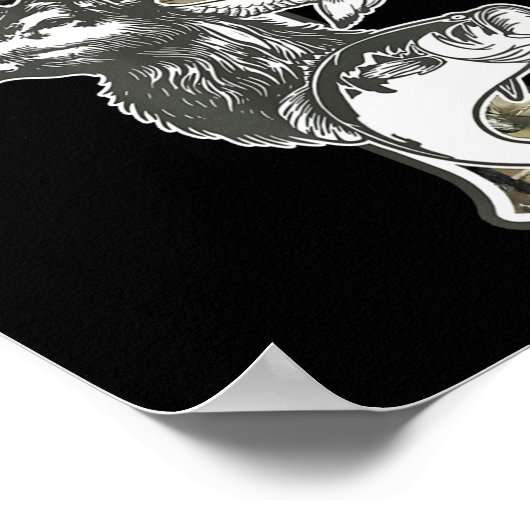 Poster Duck Deer Dove Camo Cross Christian Hello Hunting (Coin)