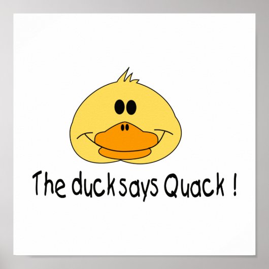 Poster Duck Dit Quack (Devant)