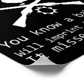 Poster Duck Hunting Quote - Funny Hunter Gift Cute Hunt G (Coin)