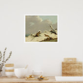 Poster Duck shooting en hiver (Cuisine)