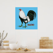 Poster Duckwing Gamecock (Cuisine)