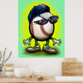 Poster Dude de baseball (Cuisine)