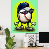 Poster Dude de baseball (Bureau à domicile)