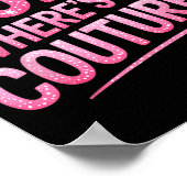 Poster Dude Where's My Couture Funny Girls Quote Gift Wom (Coin)