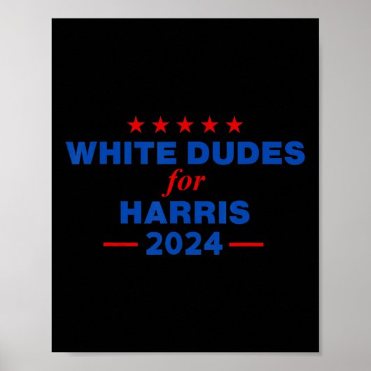 Poster Dudes Pour Harris 2024 Karens Pour Kamala (Devant)