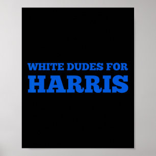 Poster Dudes Pour Harris Kamala Harris Campagne Électoral