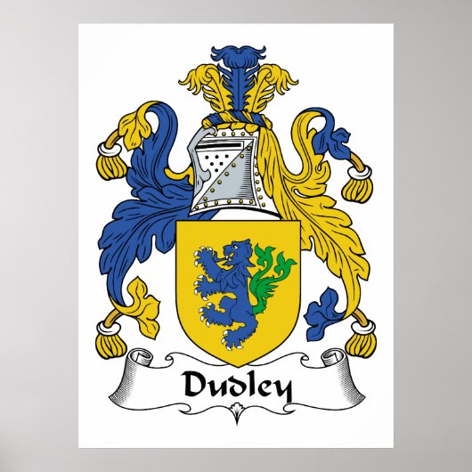 Poster Dudley Family Crest (Devant)