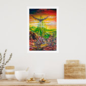 POSTER DUEL MAGIQUE ENTRE BRADAMANT ET NEGROMANCER (Cuisine)