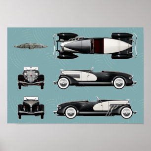 Poster Duesenberg speedster