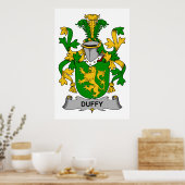Poster Duffy Family Crest (Cuisine)