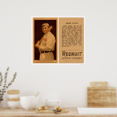 Poster Duffy Lewis Red Sox Baseball 1912 (Cuisine)