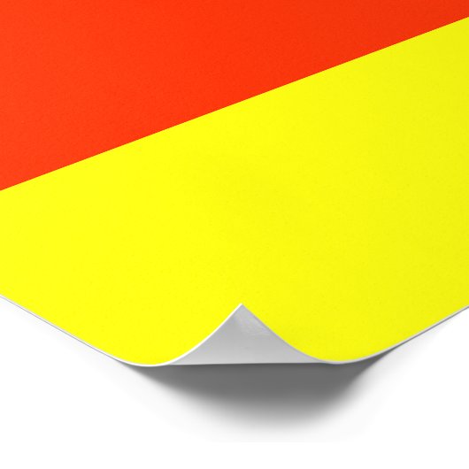 Poster Duitse vlag (Hoek)