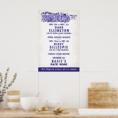 Poster Duke Ellington - Dizzy Gillespie - Count Basie (Cuisine)