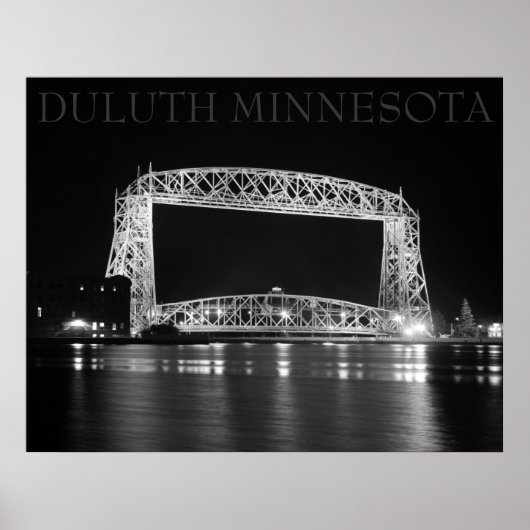Poster Duluth Aerial Lift Bridge photo (Devant)