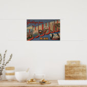 Poster Duluth, Minnesota - Scènes de grandes lettres (Cuisine)