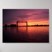 Poster Duluth, MN Sunset (Devant)