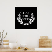 Poster dum spiro spero (Cuisine)