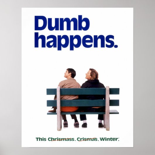 Poster Dumb and Dumber | Des imperfections (Devant)