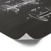 Poster Dumbbell 1928 Patent Art - Chalkboard (Coin)