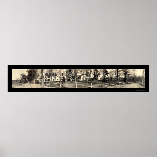 Poster Dummer Academy Newbury Photo 1911 (Devant)