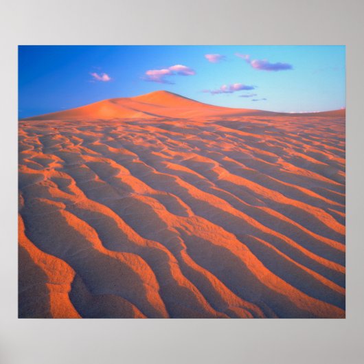 Poster Dumont Dunes, Sand Dunes et Clouds (Devant)