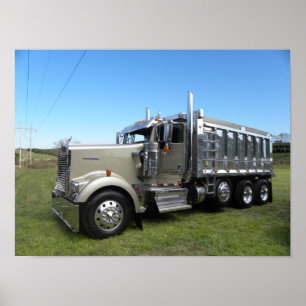 Poster Dumper Kenworth W900L