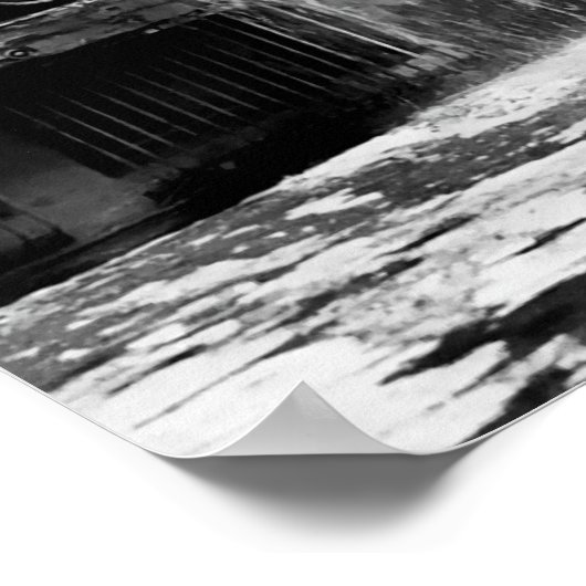 POSTER DUMPING INTERDIT KEG BIÈRE (Coin)