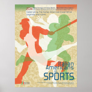 Poster d'un Américain Italien en Sports