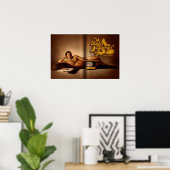 Poster d'un auteur de lettres (Bureau à domicile)