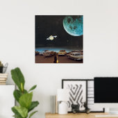 Poster D'un autre monde — N° 01 (Bureau à domicile)