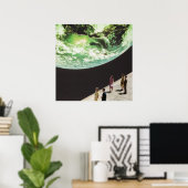 Poster D'un autre monde — n° 03 (Bureau à domicile)