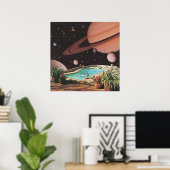 Poster D'un autre monde — N° 06 (Bureau à domicile)