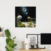 Poster D'un autre monde — n° 07 (Bureau à domicile)