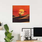 Poster D'un autre monde — n° 10 (Bureau à domicile)