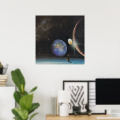 Poster D'un autre monde — N° 11 (Bureau à domicile)