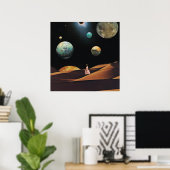 Poster D'un autre monde — n° 16 (Bureau à domicile)