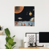 Poster D'un autre monde — n° 18 (Bureau à domicile)