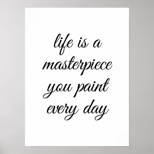 Poster d'un chef-d'oeuvre (Devant)