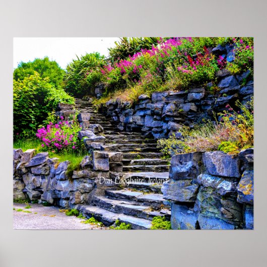 Poster Dun Laoghaire, Irlande Photo pittoresque (Devant)