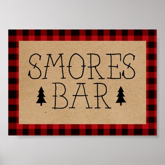 Poster d'un petit bar Bear Smores (Devant)