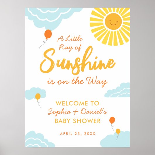 Poster d'un petit rayon de soleil sur le Baby show (Devant)