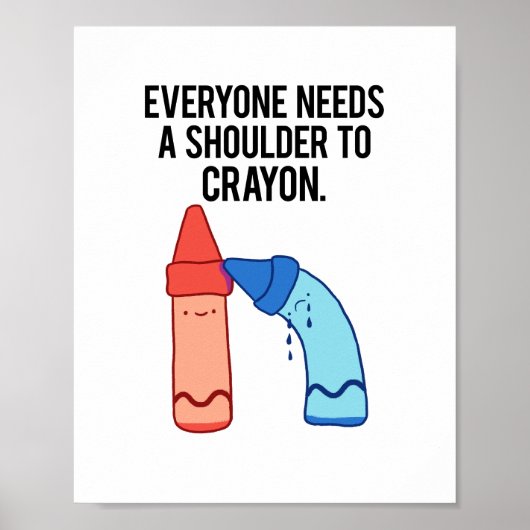 Poster D'Un Pun D'Art Artiste À La Crayon (Devant)