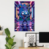 Poster d'un robot (Bureau à domicile)