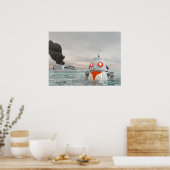 Poster d'un robot s'écraser en mer (Cuisine)