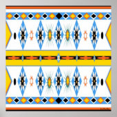 Poster d'un Shoshone amérindien (Devant)