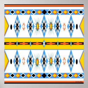 Poster d'un Shoshone amérindien